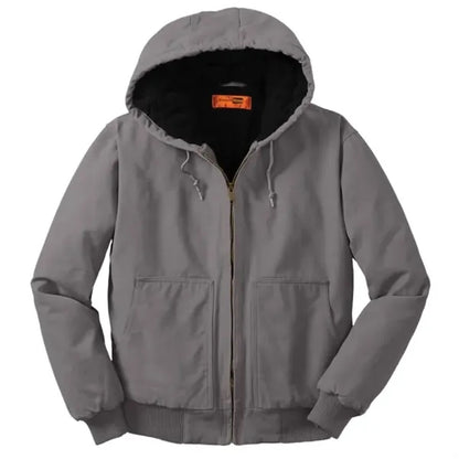 CornerStone Washed Duck Cloth Insulated Hooded Work Jacket.