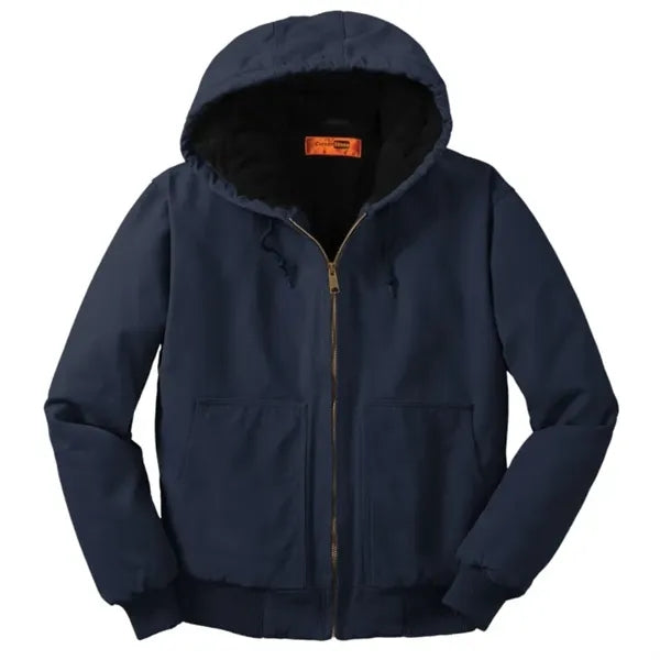 CornerStone Washed Duck Cloth Insulated Hooded Work Jacket.
