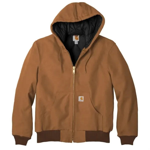 Carhartt Quilted-Flannel-Lined Duck Active Jac.