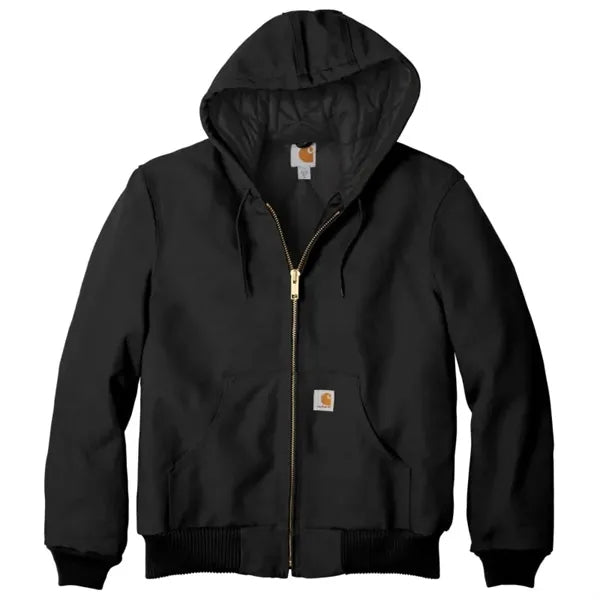 Carhartt Tall Quilted-Flannel-Lined Duck Active Jac.