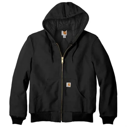Carhartt Tall Quilted-Flannel-Lined Duck Active Jac.