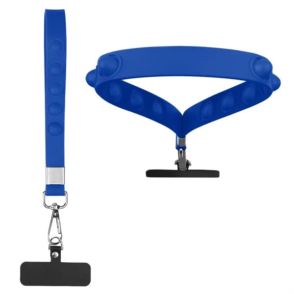 Push Pop Phone Tether Wristlet