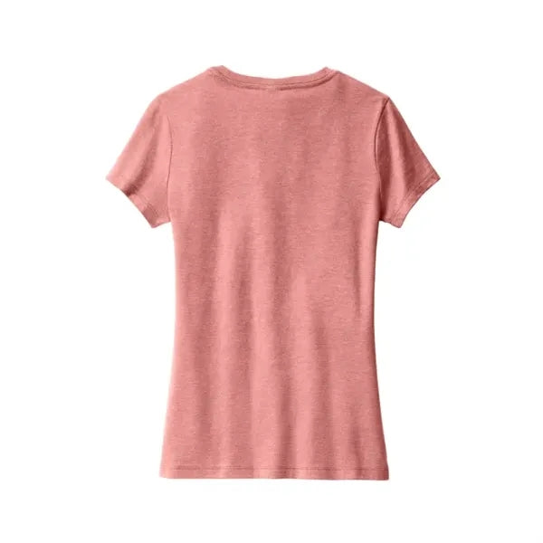 District Women's Perfect Blend CVC V-Neck Tee.