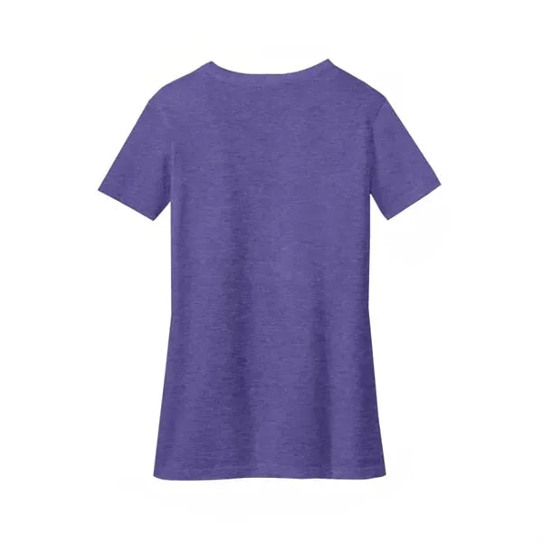 District Women's Perfect Blend CVC V-Neck Tee.