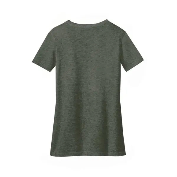 District Women's Perfect Blend CVC V-Neck Tee.