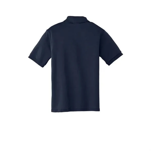 Port & Company Youth Core Blend Jersey Knit Polo.