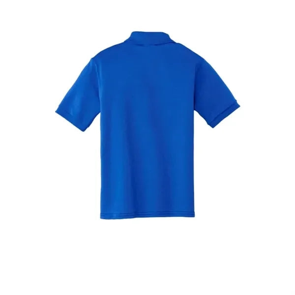 Port & Company Youth Core Blend Jersey Knit Polo.