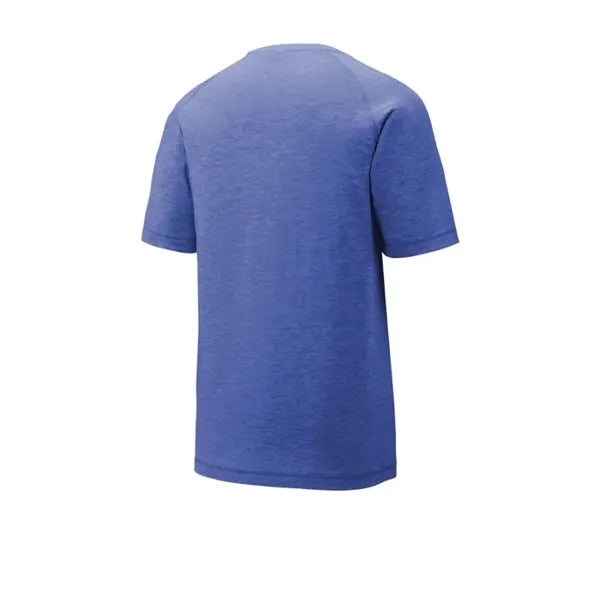Sport-Tek PosiCharge Tri-Blend Wicking Raglan Tee.