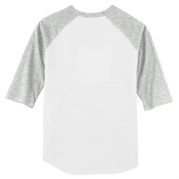 Sport-Tek Youth Colorblock Raglan Jersey.