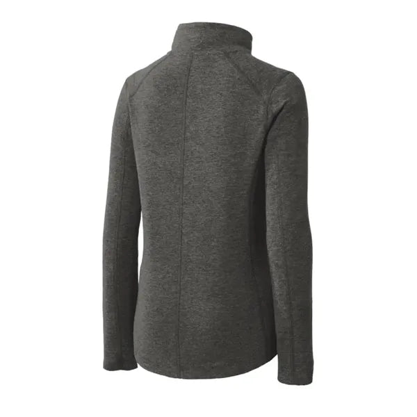Port Authority Women's Heather Microfleece Full-Zip Jacket.