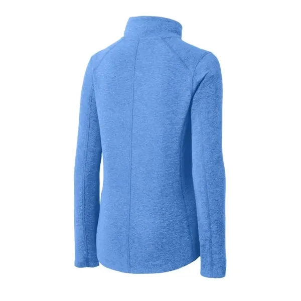 Port Authority Women's Heather Microfleece Full-Zip Jacket.