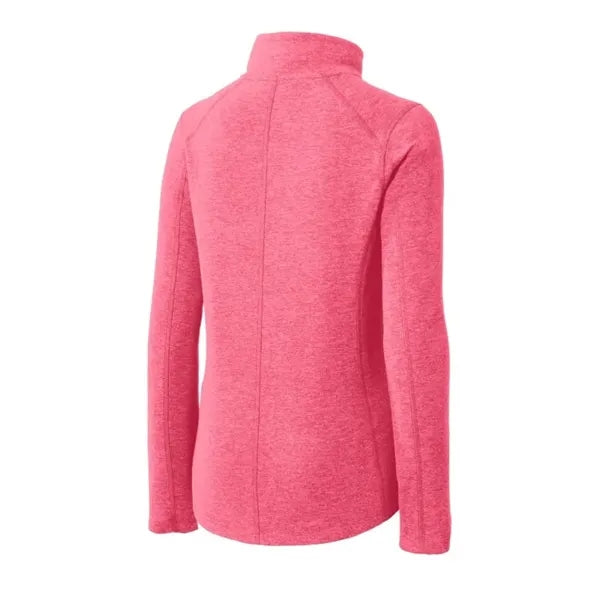 Port Authority Women's Heather Microfleece Full-Zip Jacket.