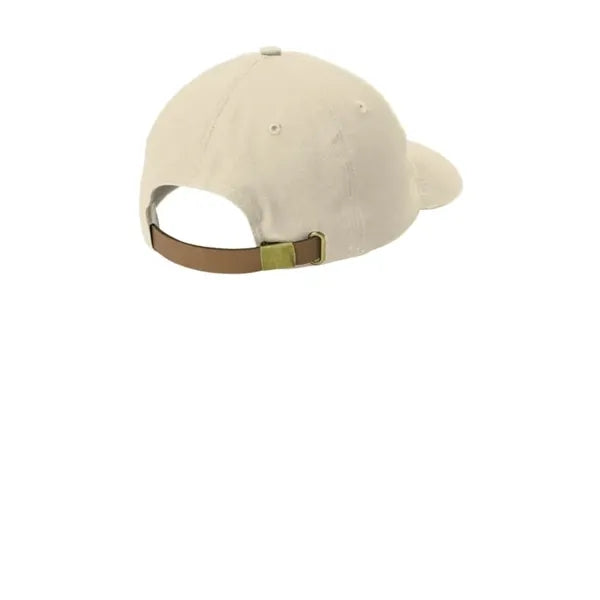 Port Authority Leather Strap Cap