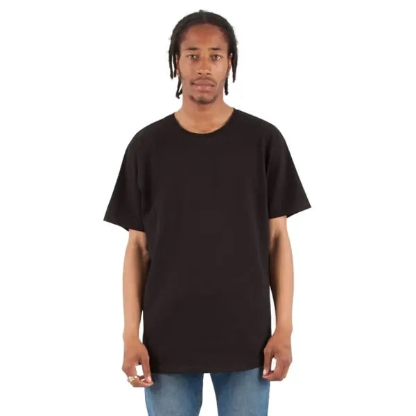 Shaka Wear Adult Curved Hem Long T-Shirt