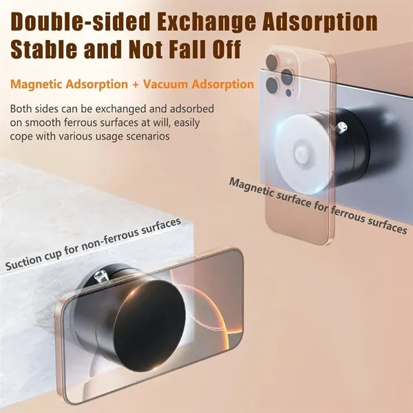 Vacuum Magnetic Suction Phone Holder