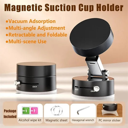 Vacuum Magnetic Suction Phone Holder