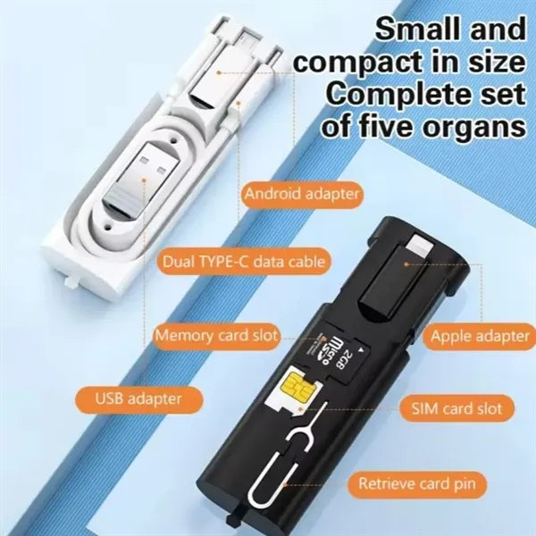 5 in 1 60W Multifunctional Fast Charging Data Cable Set