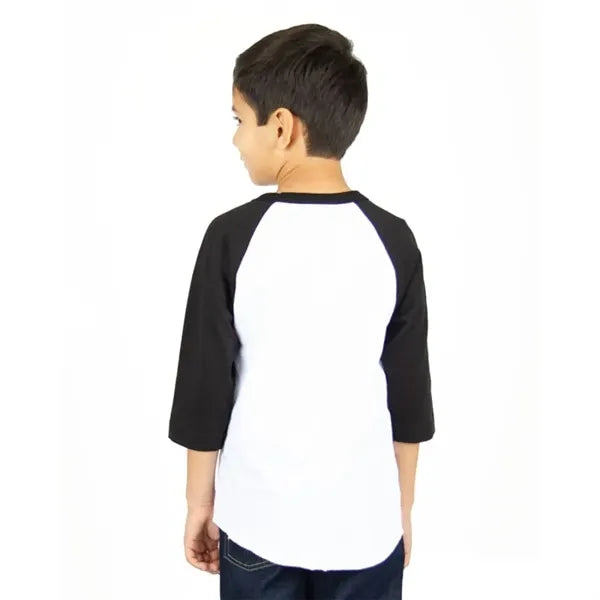 Shaka Wear Youth Three-Quarter Sleeve Raglan