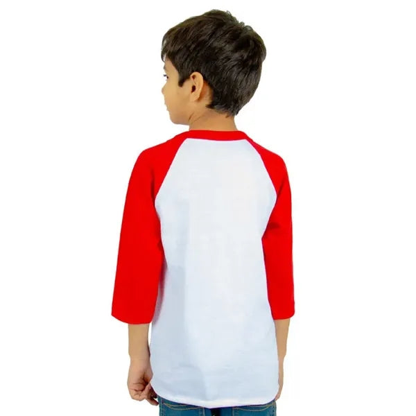 Shaka Wear Youth Three-Quarter Sleeve Raglan