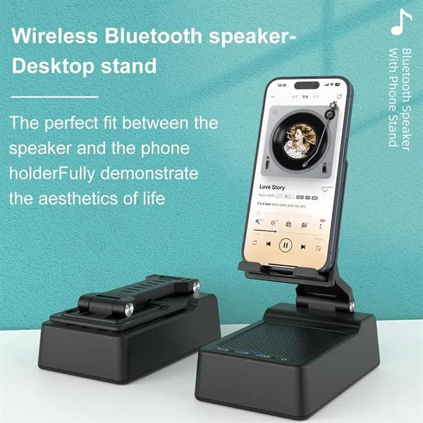 Wireless Bluetooth Speaker Phone Holder