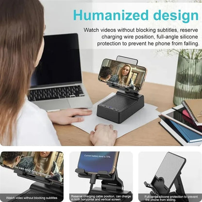 Wireless Bluetooth Speaker Phone Holder