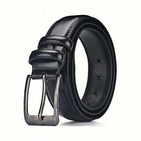 Braided Leather Dress Belt for Men