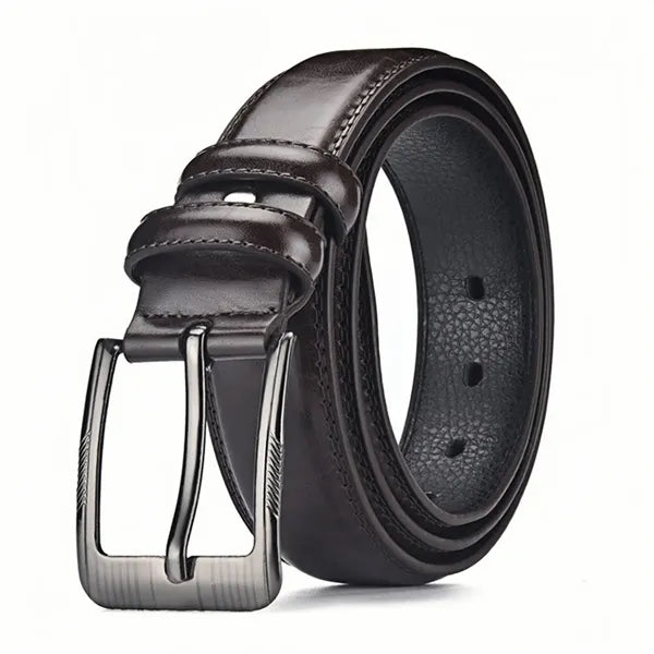 Braided Leather Dress Belt for Men