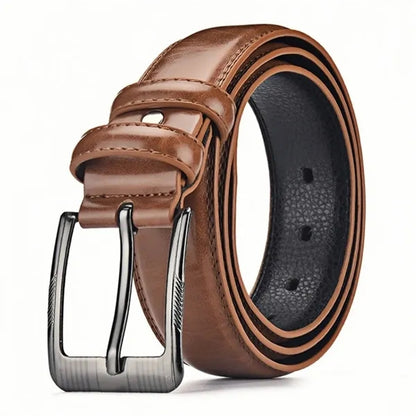 Braided Leather Dress Belt for Men
