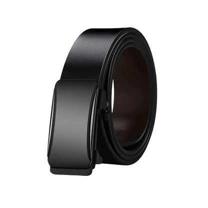 Mens Automatic PU Ratchet Dress Belt