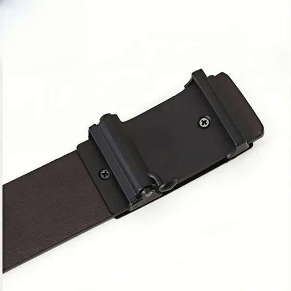 Mens Automatic PU Ratchet Dress Belt