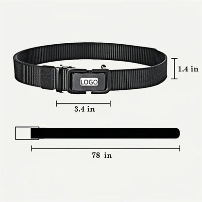 Mens Canvas Tactical Ratchet Belt