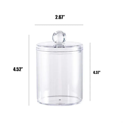 Transparent PS Cotton Swab Organizer