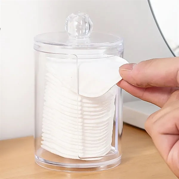 Transparent PS Cotton Swab Organizer