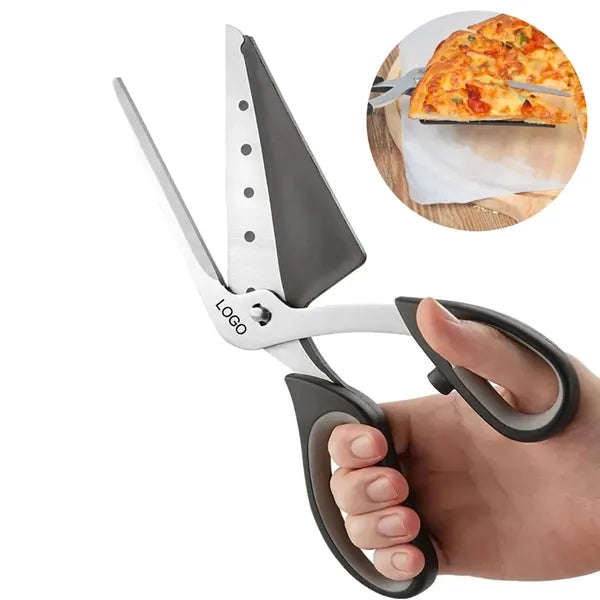 Pizza Cutter with Shovel