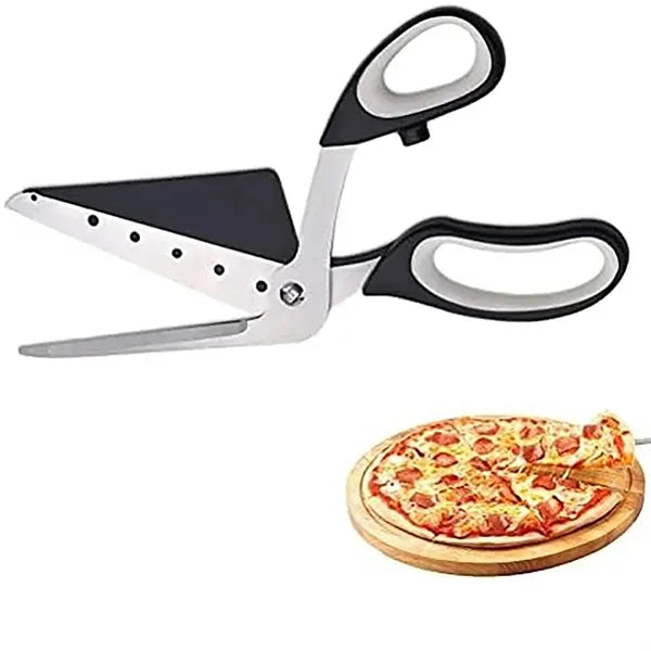 Pizza Cutter with Shovel