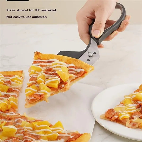 Pizza Cutter with Shovel