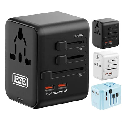 Universal GaN Fast Charging Travel Adapter-Worldwide Use