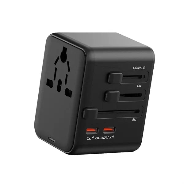 Universal GaN Fast Charging Travel Adapter-Worldwide Use