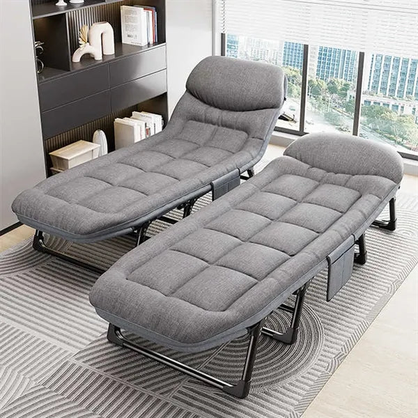 Adjustable Portable Folding Bed for Camping & Office