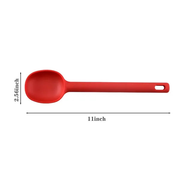Kitchen Silicone Mixing Spoon - Heat-Resistant & BPA-Free