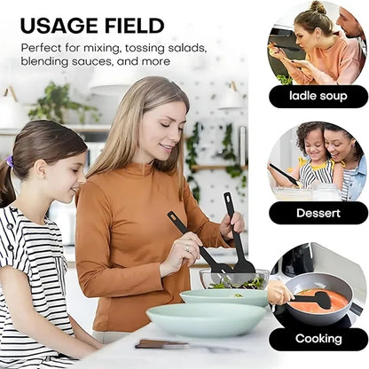 Kitchen Silicone Mixing Spoon - Heat-Resistant & BPA-Free