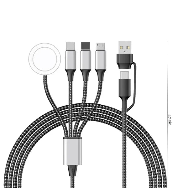 Magnetic 4-in-1 Charging Cable for Phone & Watch