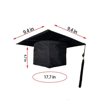Polyester Kids' Mortar Board - Tassel & Custom Badge