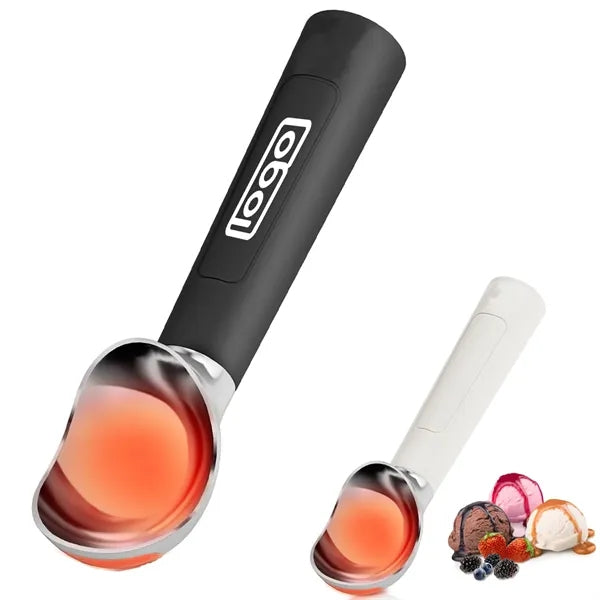 Heated Ice Cream Scoop - Stainless Steel & Ergonomic