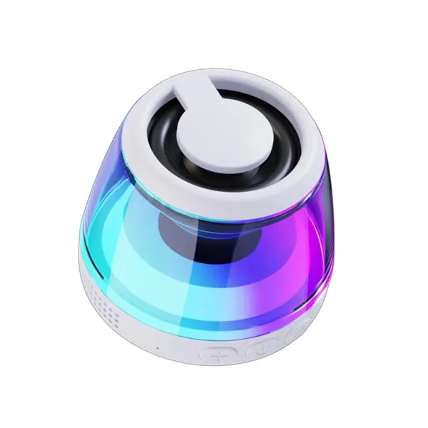 Portable Mini Bluetooth Speaker - Magnetic Base & RGB LED