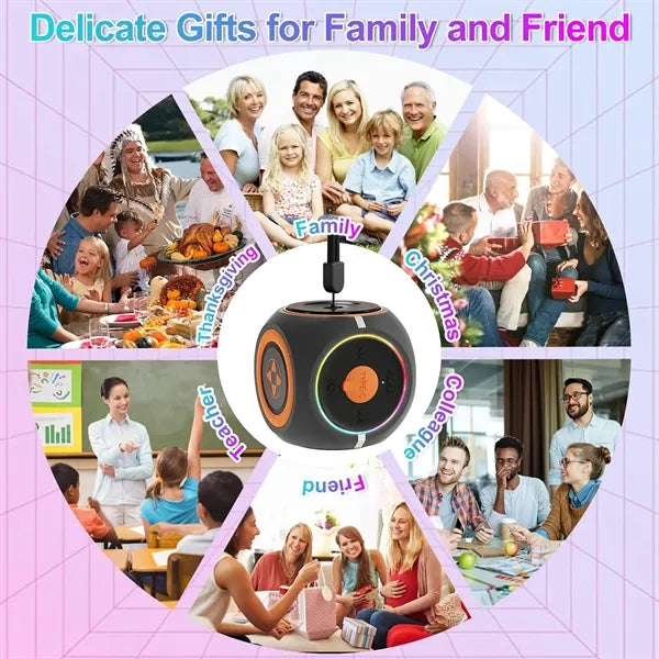 Fidget Spinner Bluetooth Speaker - Portable Wireless Fun Toy