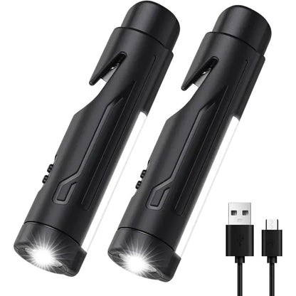 Emergency Safety Flashlight - Window Breaker & Strobe Light