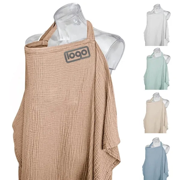 Adjustable Breathable Cotton Nursing Cover for Breastfeeding