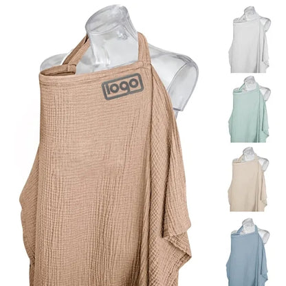 Adjustable Breathable Cotton Nursing Cover for Breastfeeding