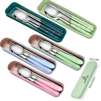 Portable Stainless Steel Cutlery Set